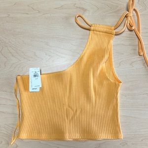 Never worn. Aerie one shoulder top- Medium